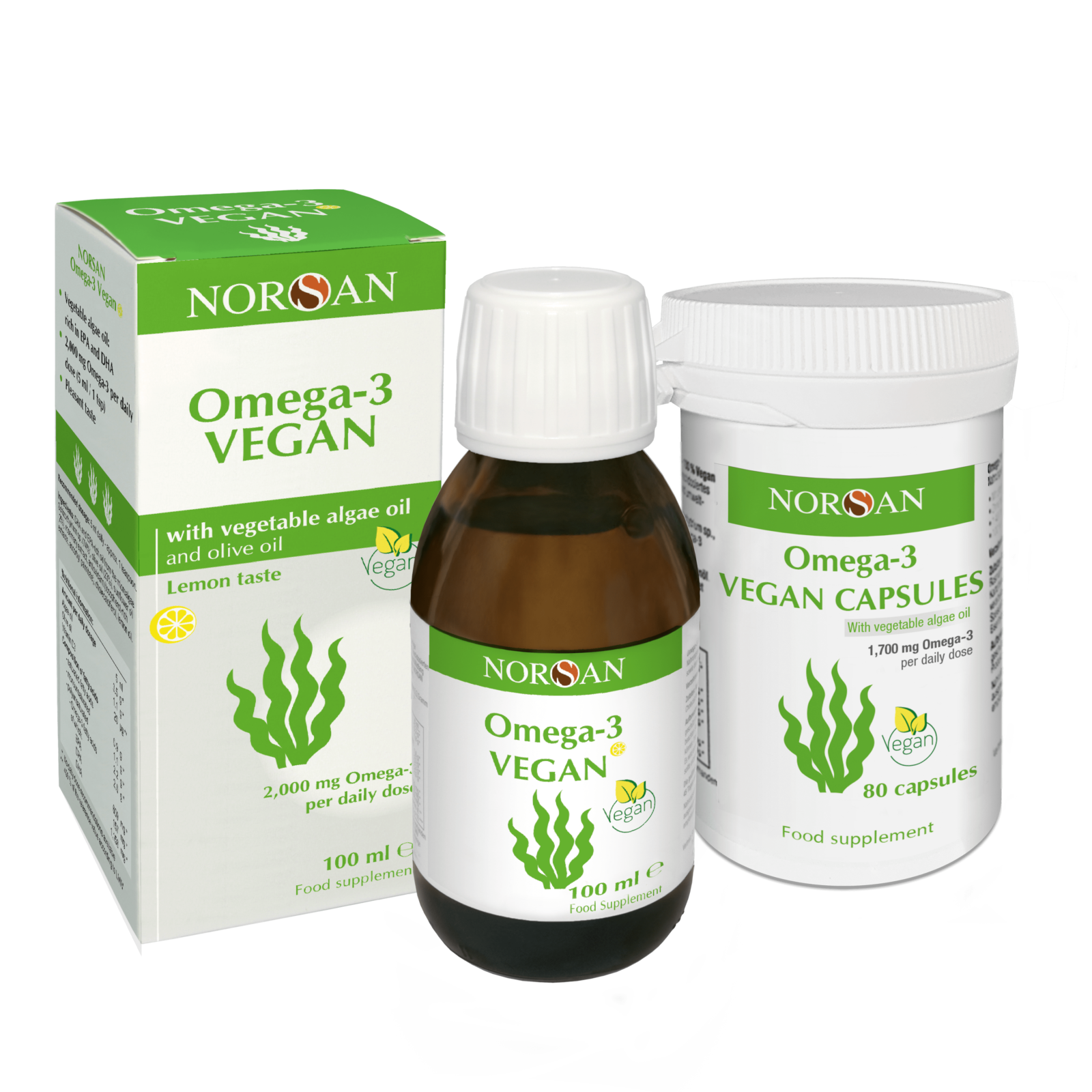 DE 20210629 Produktbild NORSAN Omega 3 80er Vegan Set Min